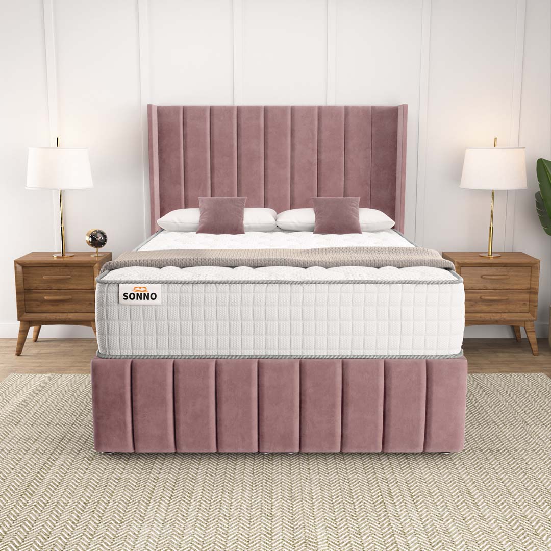 Cidra Wingback Ottoman Divan Bed