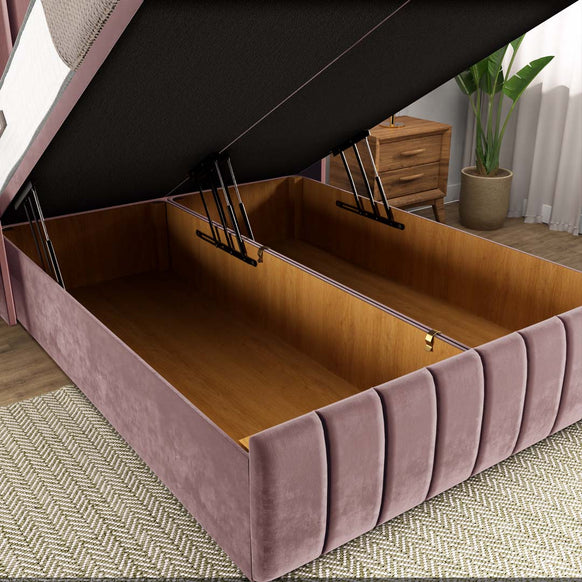 Cidra Wingback Ottoman Divan Bed