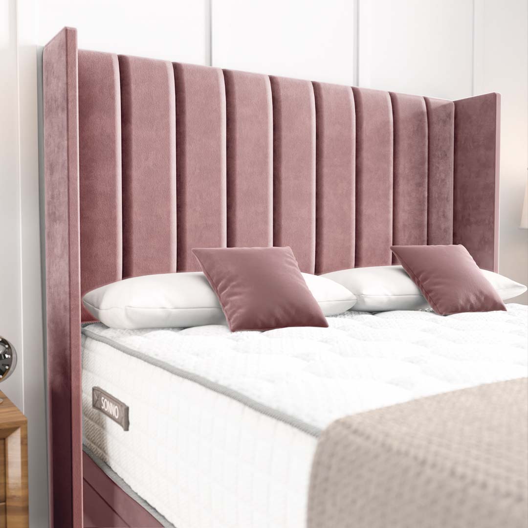 Cidra Wingback Ottoman Divan Bed