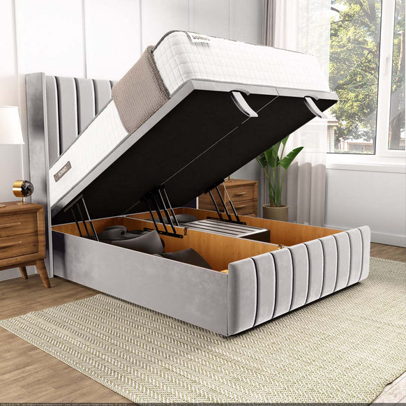 Cidra Wingback Ottoman Divan Bed