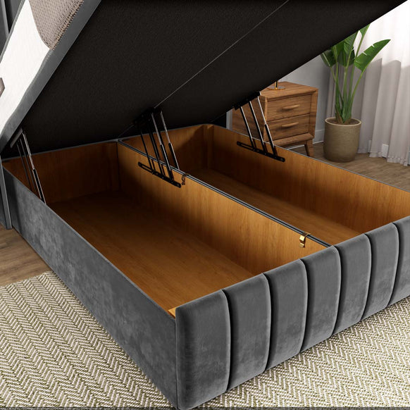 Cidra Wingback Ottoman Divan Bed