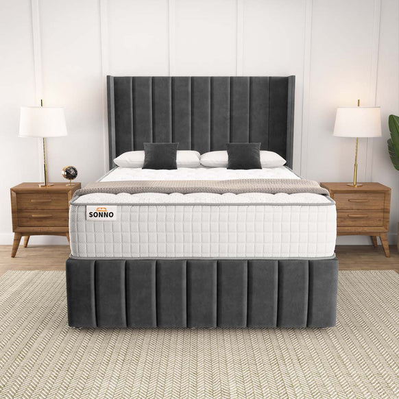 Cidra Wingback Ottoman Divan Bed