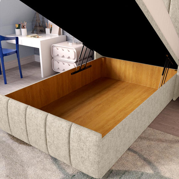 Cidra Kids Wingback Ottoman Divan Bed