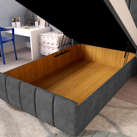 Cidra Kids Wingback Ottoman Divan Bed