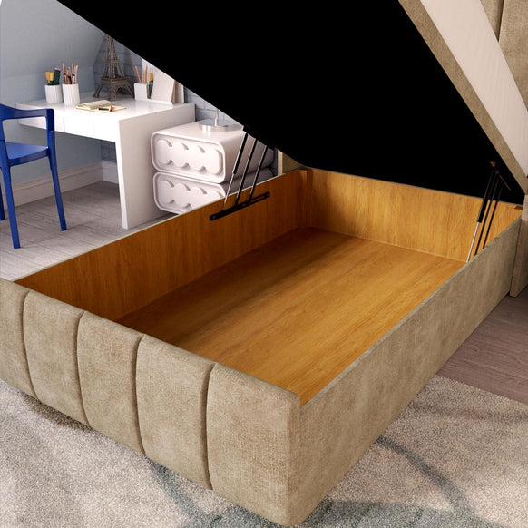 Cidra Kids Wingback Ottoman Divan Bed