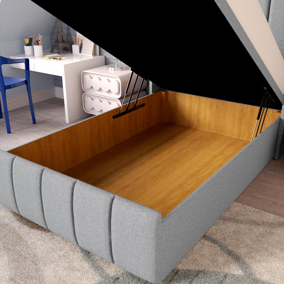 Cidra Kids Wingback Ottoman Divan Bed