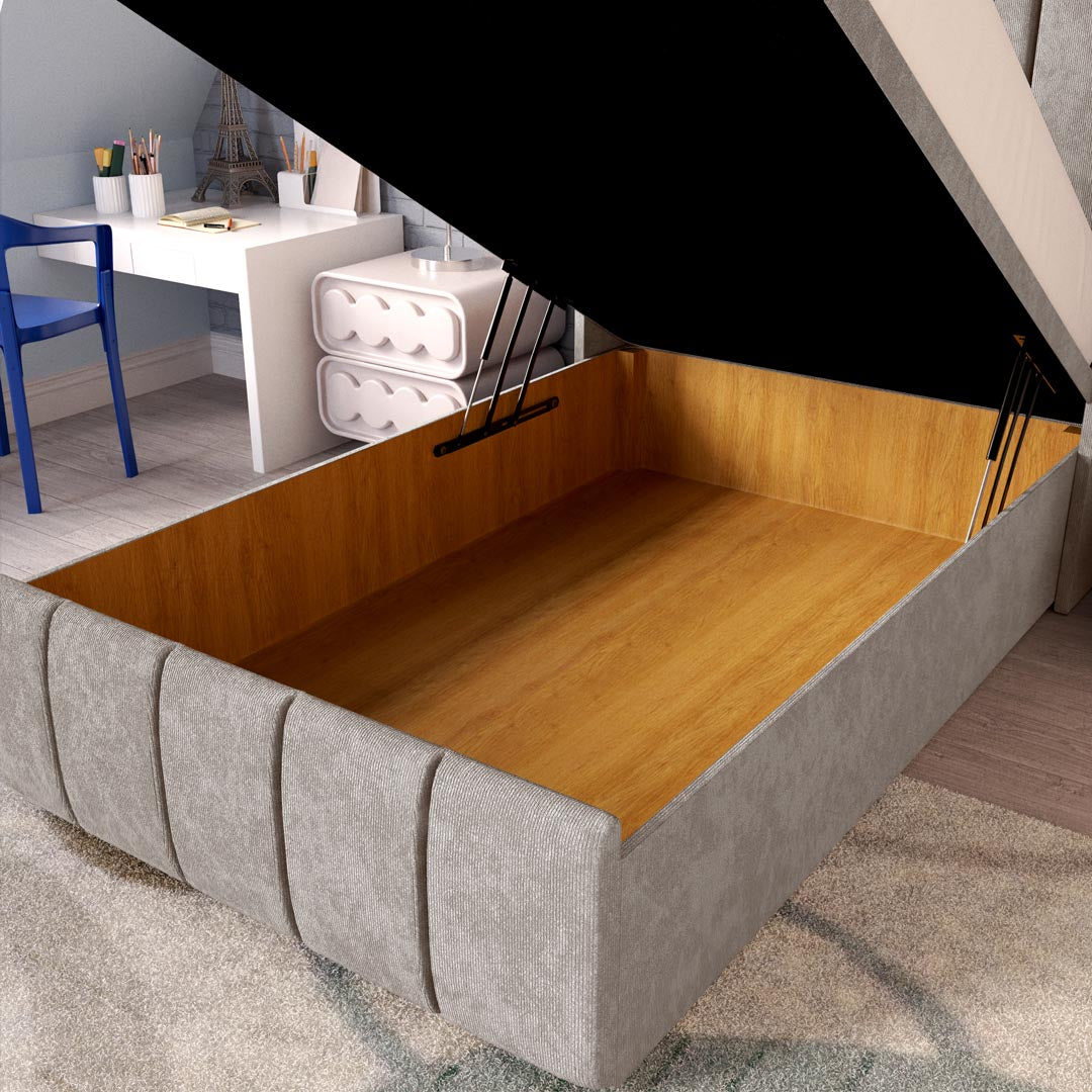 Cidra Kids Wingback Ottoman Divan Bed