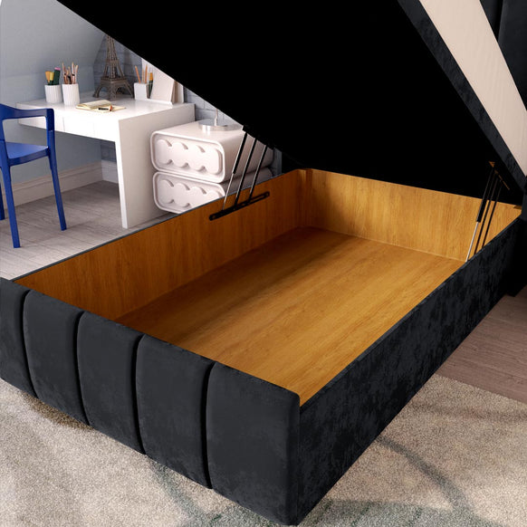 Cidra Kids Wingback Ottoman Divan Bed