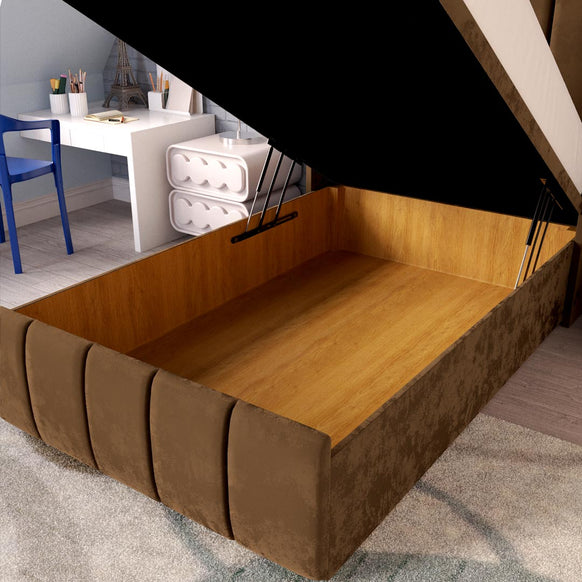 Cidra Kids Wingback Ottoman Divan Bed