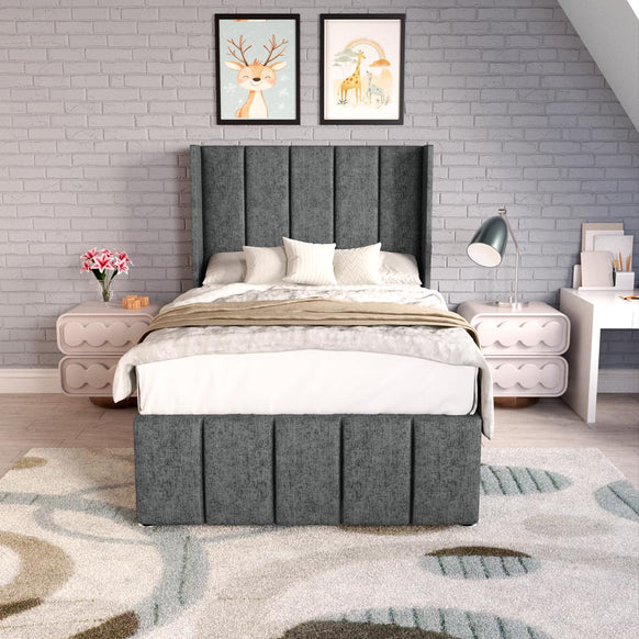 Cidra Kids Wingback Ottoman Divan Bed