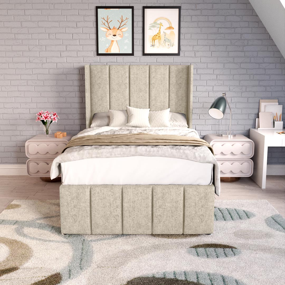 Cidra Kids Wingback Ottoman Divan Bed