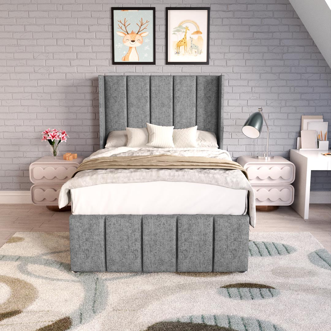 Cidra Kids Wingback Ottoman Divan Bed