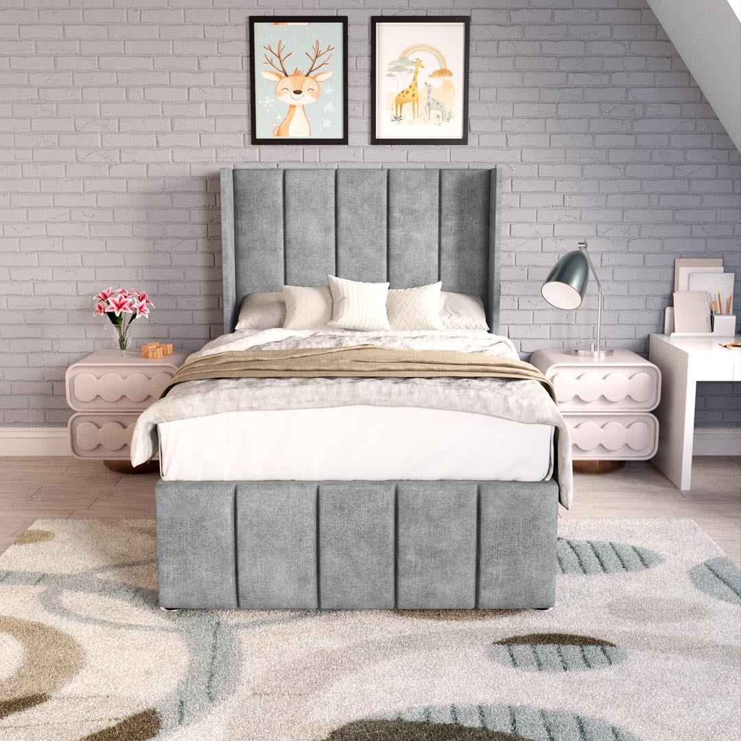 Cidra Kids Wingback Ottoman Divan Bed