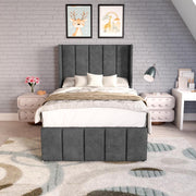 Cidra Kids Wingback Ottoman Divan Bed
