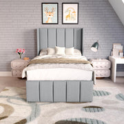 Cidra Kids Wingback Ottoman Divan Bed
