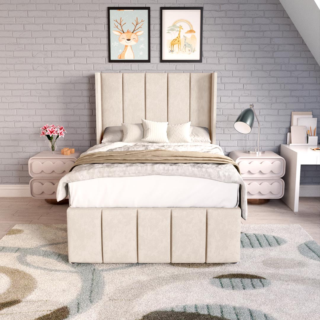 Cidra Kids Wingback Ottoman Divan Bed