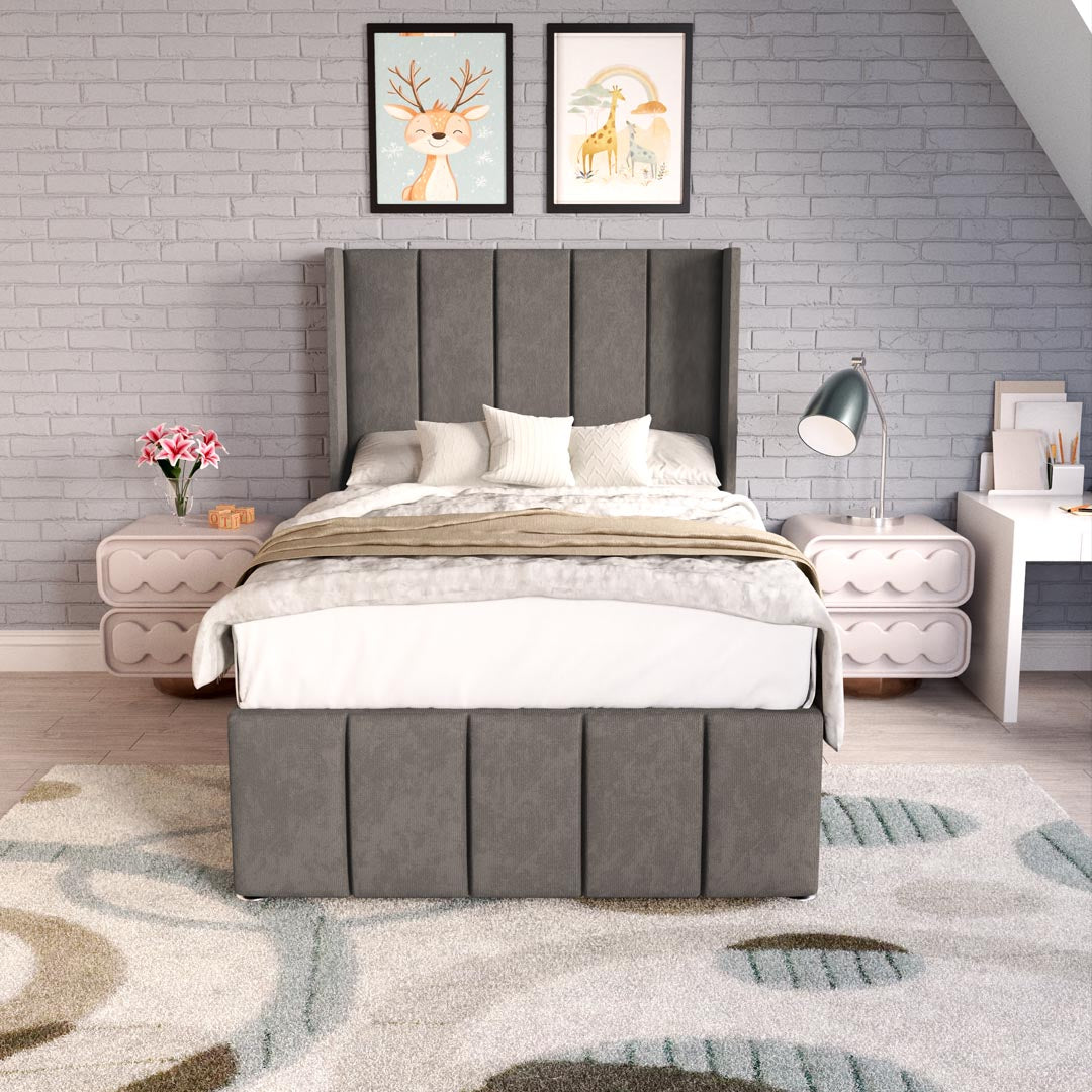 Cidra Kids Wingback Ottoman Divan Bed