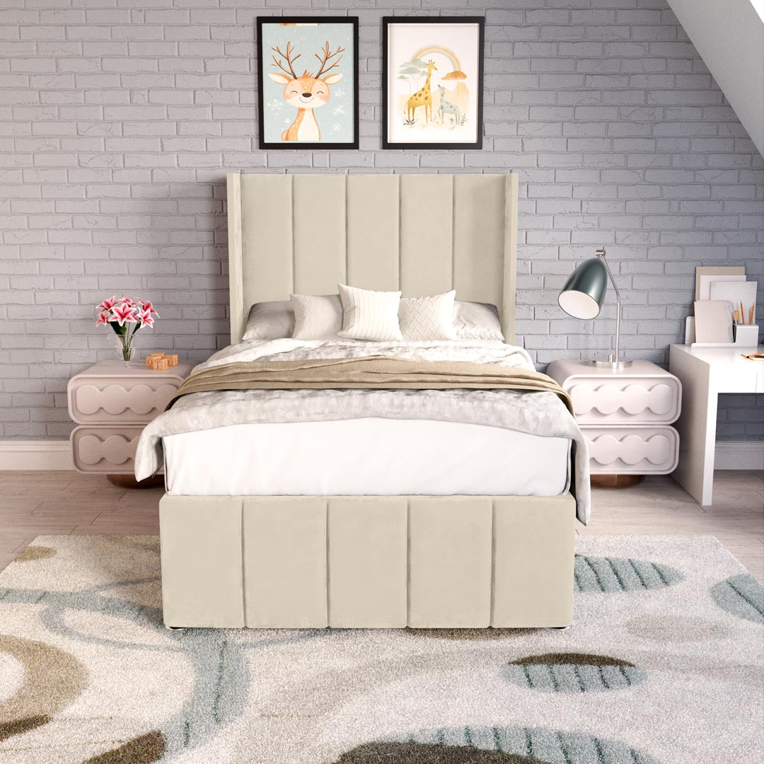 Cidra Kids Wingback Ottoman Divan Bed