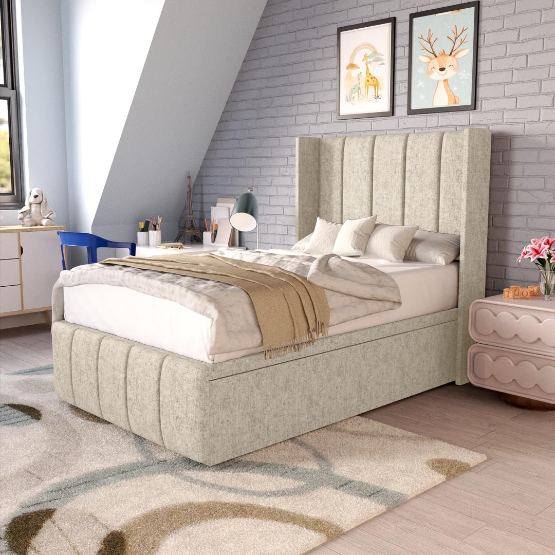 Cidra Kids Wingback Ottoman Divan Bed