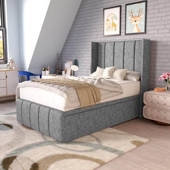 Cidra Kids Wingback Ottoman Divan Bed