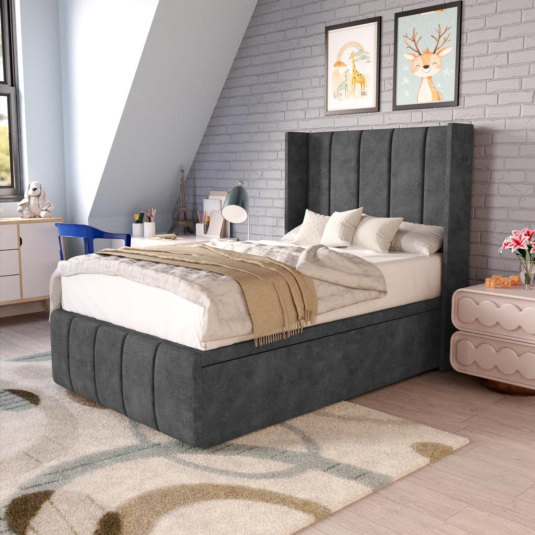 Cidra Kids Wingback Ottoman Divan Bed