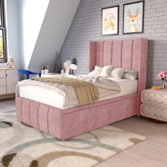 Cidra Kids Wingback Ottoman Divan Bed