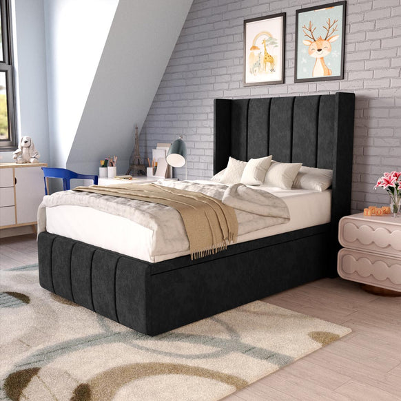 Cidra Kids Wingback Ottoman Divan Bed
