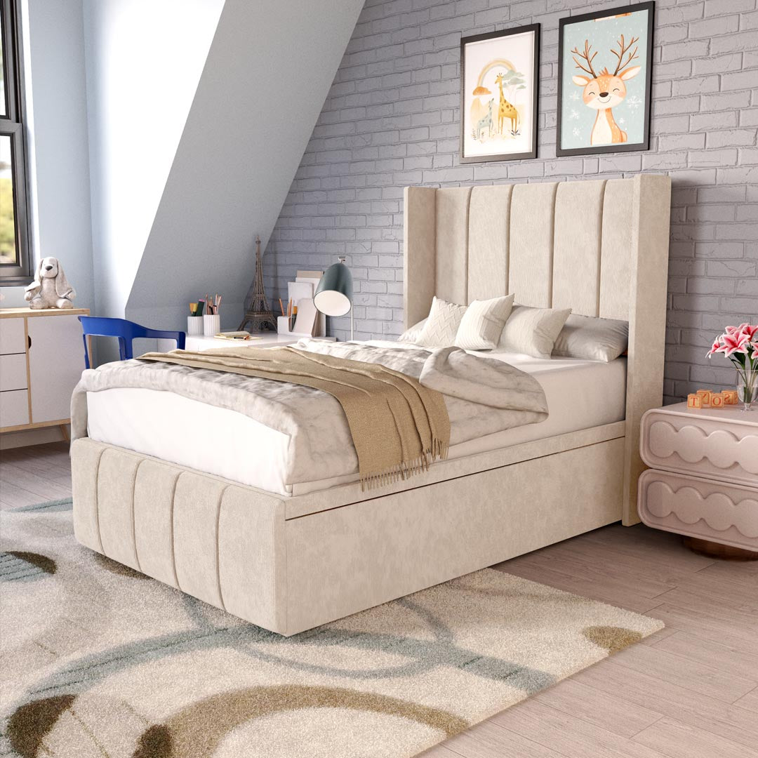Cidra Kids Wingback Ottoman Divan Bed