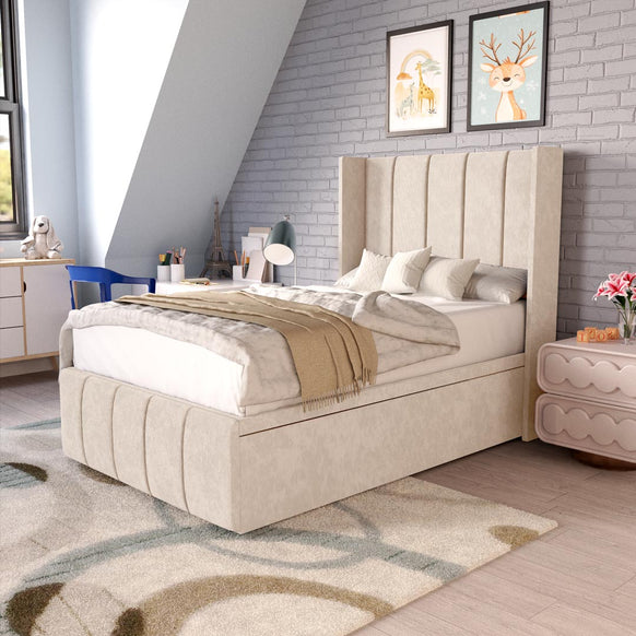 Cidra Kids Wingback Ottoman Divan Bed