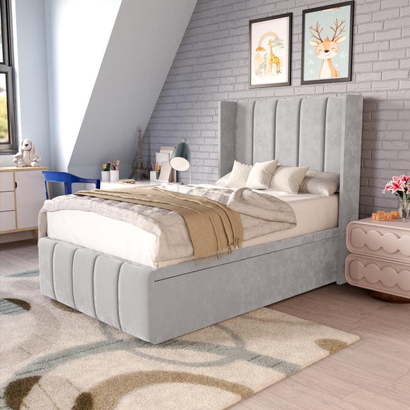 Cidra Kids Wingback Ottoman Divan Bed