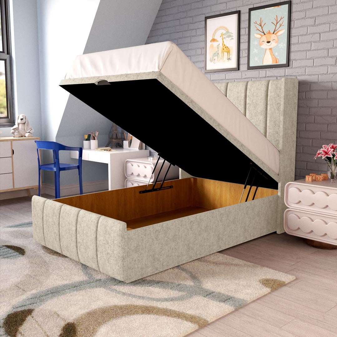 Cidra Kids Wingback Ottoman Divan Bed