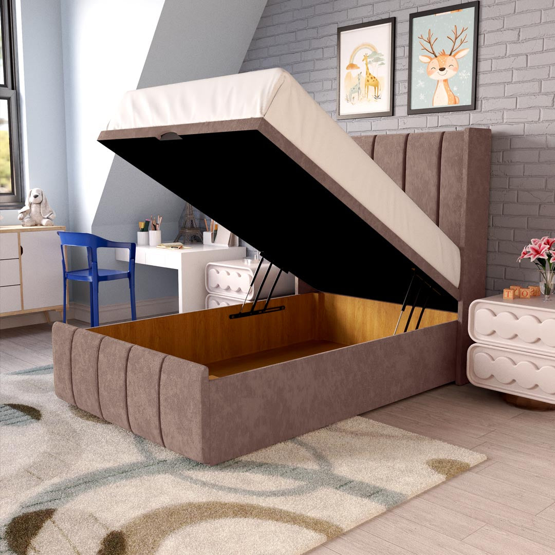 Cidra Kids Wingback Ottoman Divan Bed