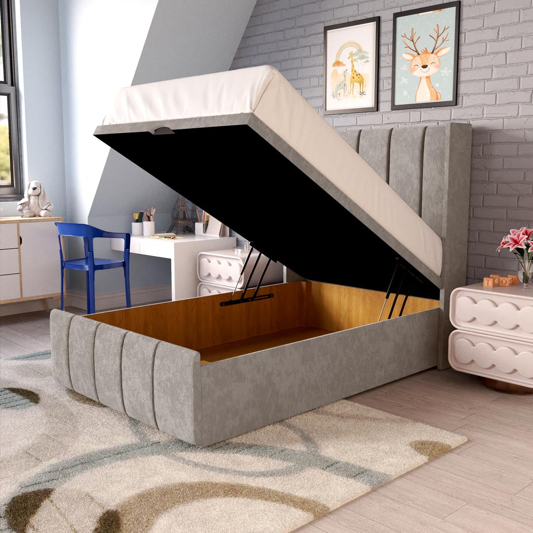 Cidra Kids Wingback Ottoman Divan Bed