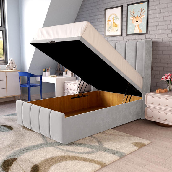 Cidra Kids Wingback Ottoman Divan Bed