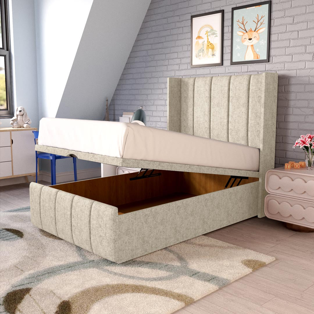 Cidra Kids Wingback Ottoman Divan Bed