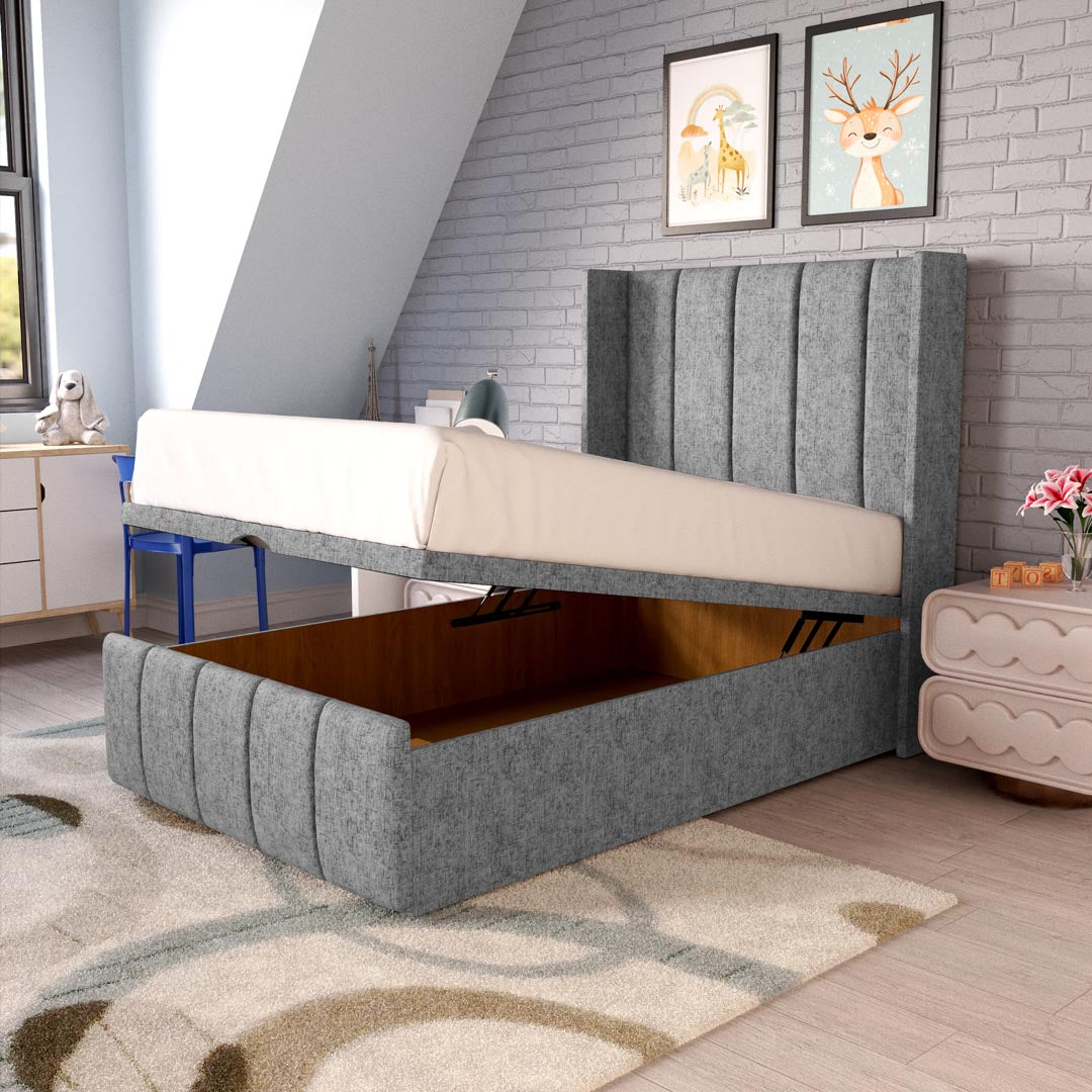 Cidra Kids Wingback Ottoman Divan Bed
