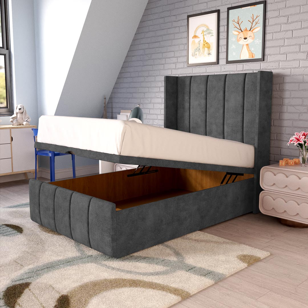 Cidra Kids Wingback Ottoman Divan Bed