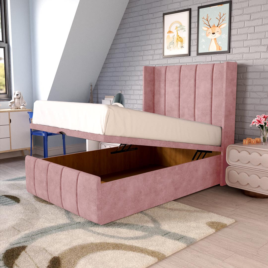 Cidra Kids Wingback Ottoman Divan Bed