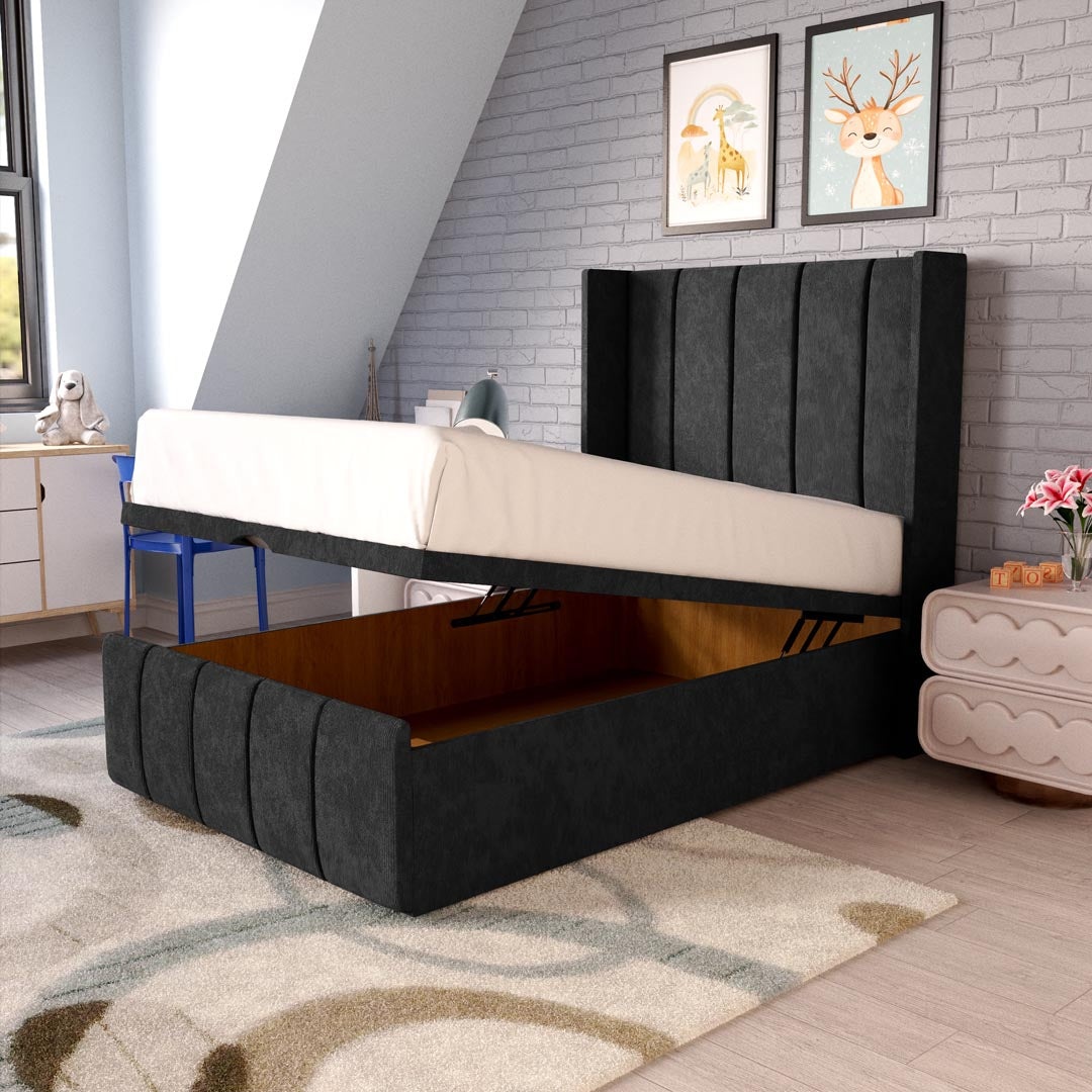 Cidra Kids Wingback Ottoman Divan Bed