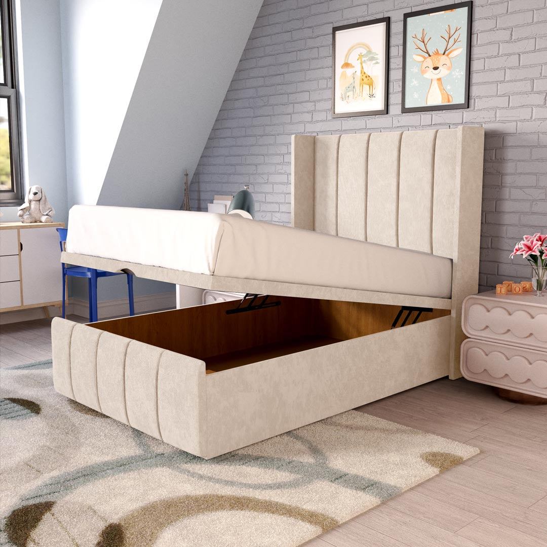 Cidra Kids Wingback Ottoman Divan Bed
