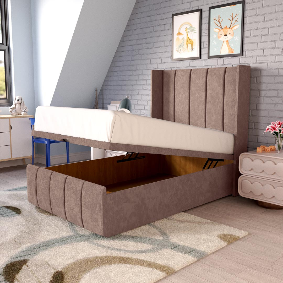 Cidra Kids Wingback Ottoman Divan Bed