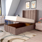 Cidra Kids Wingback Ottoman Divan Bed