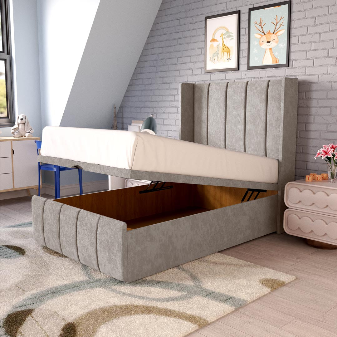 Cidra Kids Wingback Ottoman Divan Bed