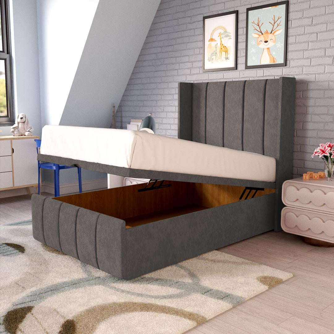 Cidra Kids Wingback Ottoman Divan Bed