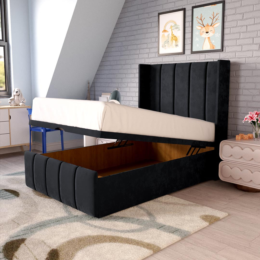 Cidra Kids Wingback Ottoman Divan Bed