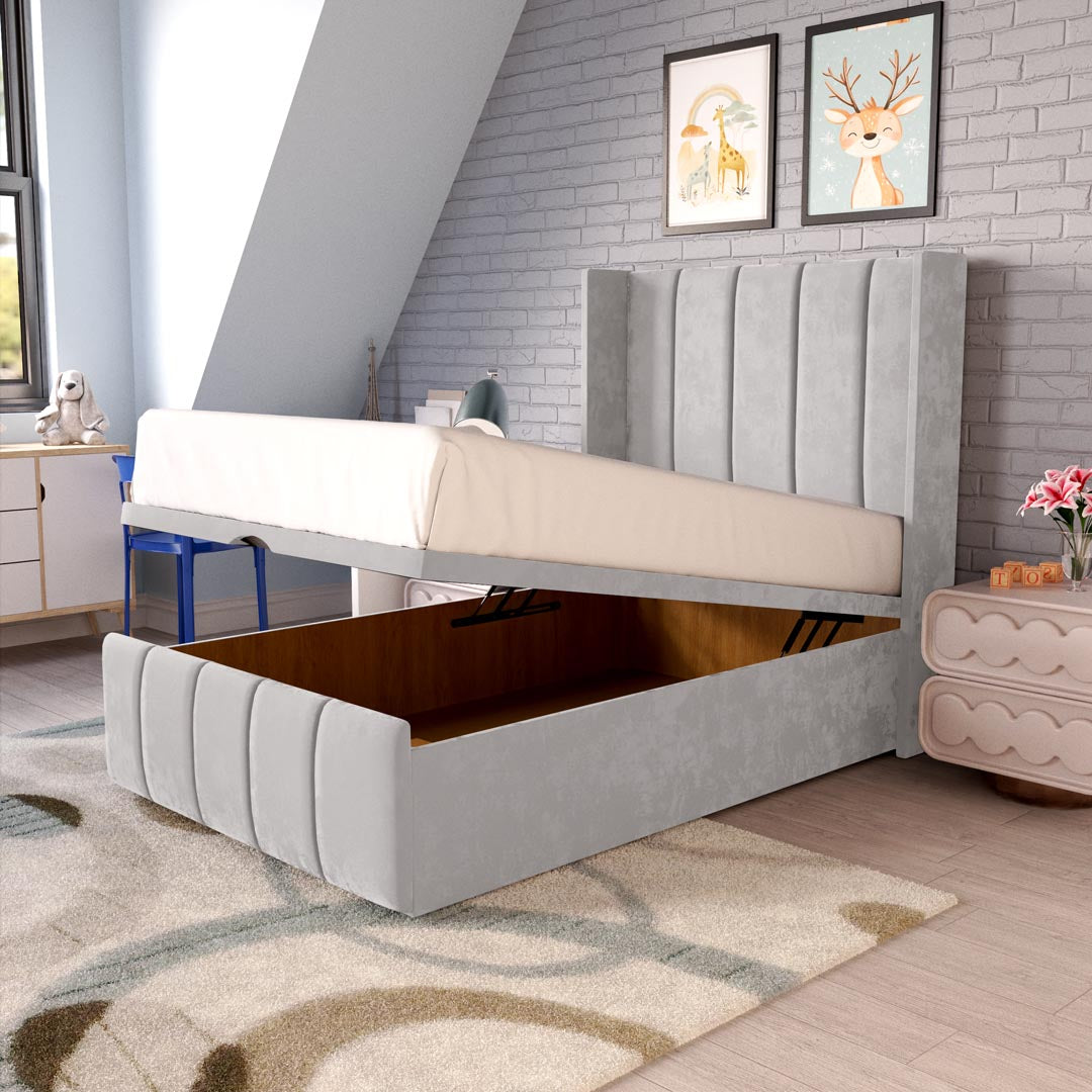 Cidra Kids Wingback Ottoman Divan Bed