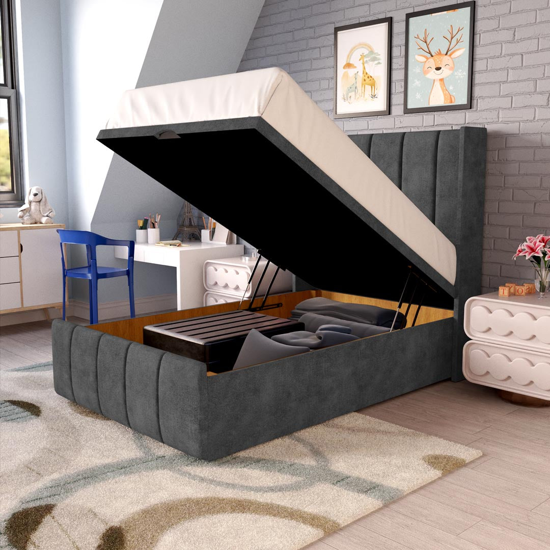 Cidra Kids Wingback Ottoman Divan Bed