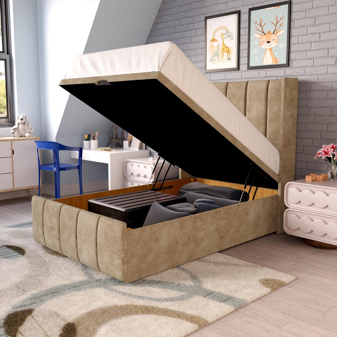 Cidra Kids Wingback Ottoman Divan Bed