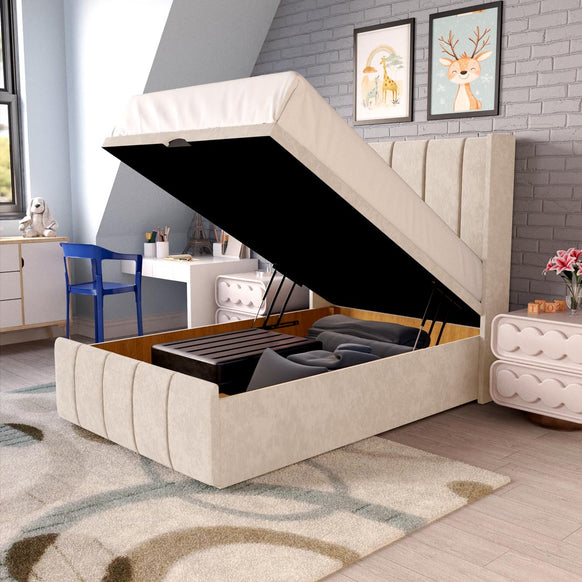 Cidra Kids Wingback Ottoman Divan Bed