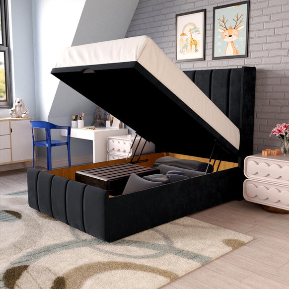 Cidra Kids Wingback Ottoman Divan Bed